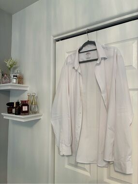 MIX&NY Performance Slim Fit White Dress Shirt